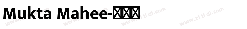 Mukta Mahee字体转换